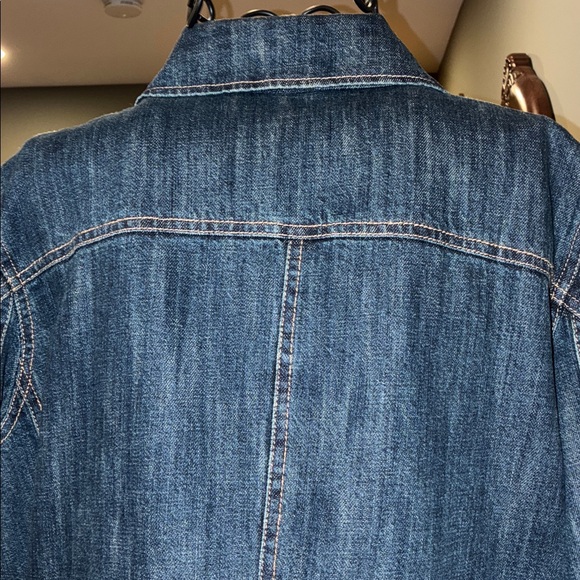 Ralph Lauren Blue Denim Jacket with Gold Fireman’s Hook Accents - Picture 7 of 10